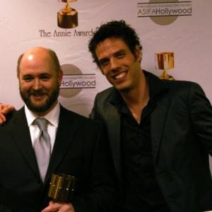 James Baxter and Pierre Perifel at event of Kung Fu Panda 2008