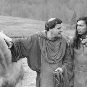Still of Mandy Patinkin and Adam Beach in Squanto A Warriors Tale 1994