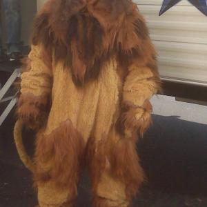 Dave Bean in full costume/make-up for a 2012 episode of Modern Family.