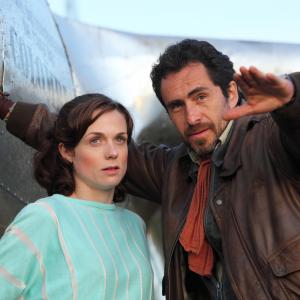 Still of Demian Bichir and Kerry Condon in The Runway (2010)