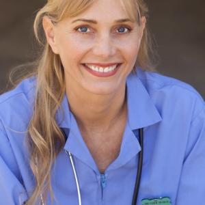 Dr Gretchen Becker is a practicing vet as well as a working actor