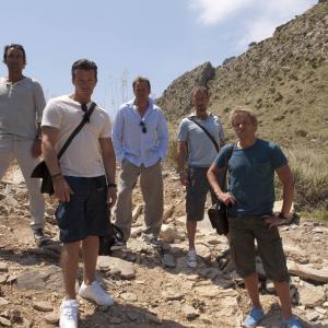Still of Ben Chaplin Max Beesley Philip Glenister John Simm and Marc Warren in Mad Dogs Episode 11 2011