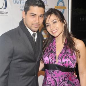 Yeniffer Behrens and Wilmer Valderrama arrive on the red carpet at the Multicultural Learning Center Annual Fundraising Gala