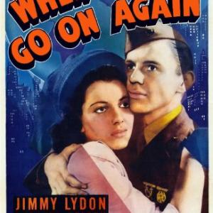 Barbara Belden and Jimmy Lydon in When the Lights Go on Again (1944)