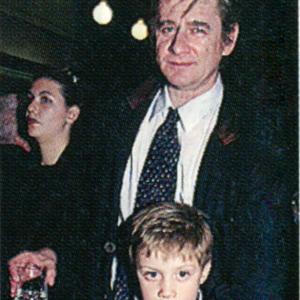 Ivo Bresan  Nihilist  HNK  4travnja 1998 title of the role Ernest Handke  dir Josko Juvancic event after premiere Miljenko Brlecic with his son Janko