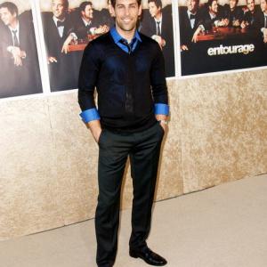 Jordan Belfi attends the sixth season premiere of HBOs Entourage
