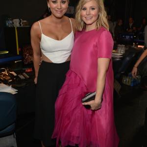 Kristen Bell and Kaley Cuoco-Sweeting