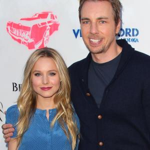 Kristen Bell and Dax Shepard at event of Hit and Run 2012