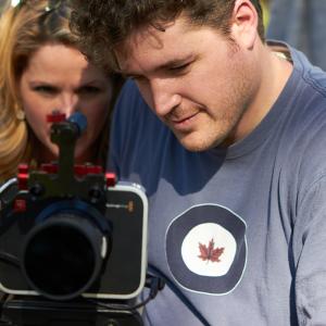 DP Brad Ballew with director Theresa Bell on the set of Lullaby