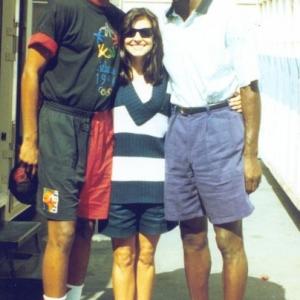 Nathaniel Bellamy Jr., Becky Conti, Michael Jordan - Hare Jordan - Culver City Studios 1991