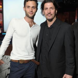 Penn Badgley and Frank Bello at event of Greetings from Tim Buckley 2012