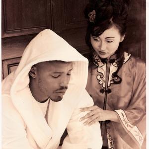 Candace Kita with Warren G.