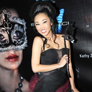 Candace Kita attends the Viva Glam Magazine Masquerade Ball at Unici Casa in Los Angeles, CA. November 17, 2013.