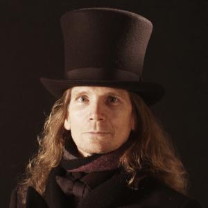With long hair and a Top Hat in Edinburgh
