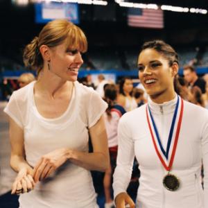 Jessica Bendinger and Missy Peregrym in Stick It 2006