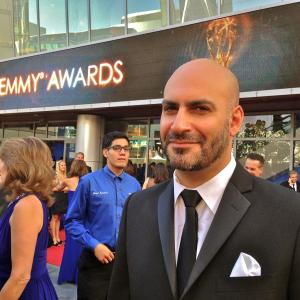 Michael Benyaer on the Red Carpet at the 65th Emmy Awards