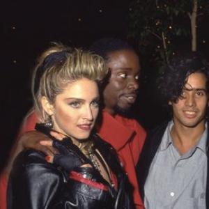 Madonna and Jelly Bean Benitez in Los Angeles circa 1984