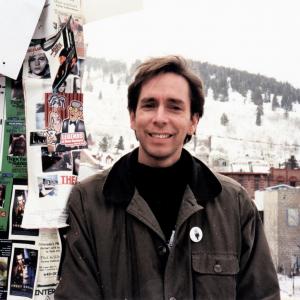 Kristian Berg at 2002 Sundance Film Festival as fellow with the PBSCPB Producers Academy