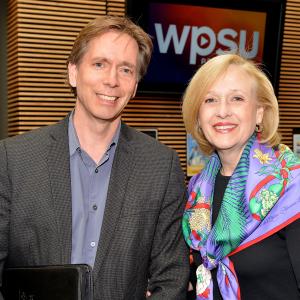 Kristian Berg with PBS President Paula Kerger at WPSU 50th Anniversary