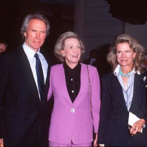Clint Eastwood, Candice Bergen and Frances Bergen at event of Medisono grafystes tiltai (1995)