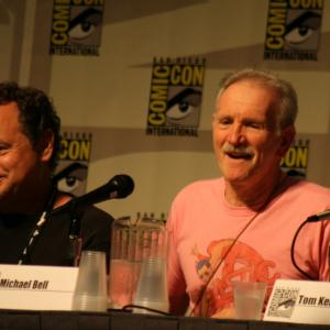 Gregg Berger and Michael Bell at the Cartoon Voices II panel ComicCon 2007
