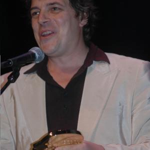 Jacob Berger receives the Best Director Award at the Montreal World Film Festival in 2007.