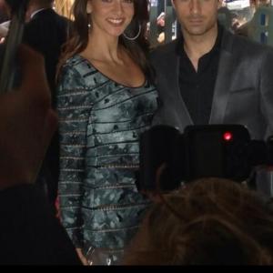 Lorena Bernal and Mikel Arteta at Iron Man 3 premiere in London