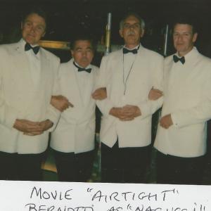 Adrian Bernotti 2nd from left as Nagucci in the film Airtight