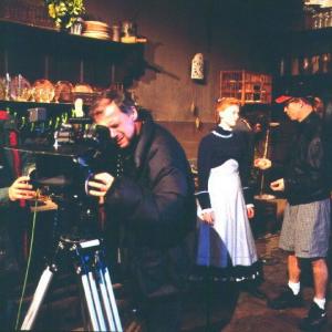 Director Ken Berris with Academy Award winning DP Vladimir Smutny (Kolya) and actress Fay Masterson.
