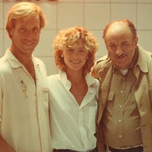 Ken poses with the beautiful Lauren Lund Berris and actor Lou Jacobi..
