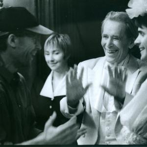 Berris shares a laugh with Academy Award Winner Peter OToole and actor Mark Huntley