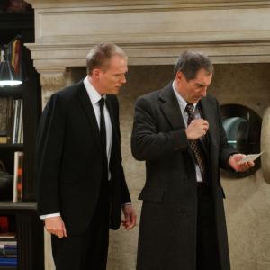 Still of Timothy Dalton and Paul Bettany in Turistas 2010