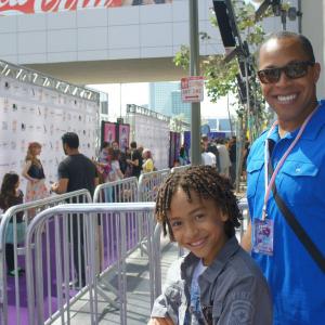 Erik Betts and Jaden Betts at My Little Pony Equestria Girls premiere
