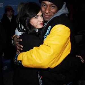 Yasiin Bey and Melonie Diaz at event of Be Kind Rewind 2008