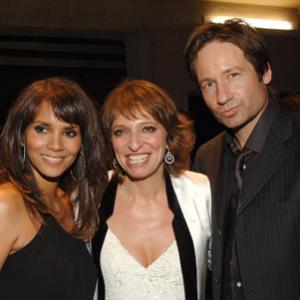 David Duchovny Halle Berry and Susanne Bier at event of Things We Lost in the Fire 2007