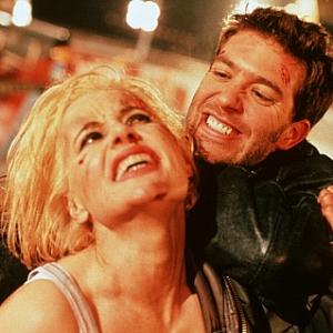 Still of Geena Davis and Craig Bierko in The Long Kiss Goodnight 1996