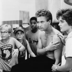 Still of Joaquin Phoenix Peter Billingsley and Whip Hubley in Russkies 1987