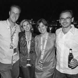 Director Jon Binkowski with Wife Shona and Sarah and Stephen Goodwin (Executive Producer)