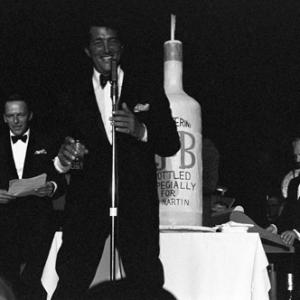 Joey Bishop Frank Sinatra and Dean Martin performing at the Sands Hotel in Las Vegas