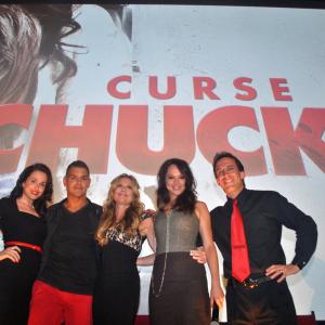North American Premiere of Curse of Chucky at Fantasia Film Festival in Montreal Danielle Bisutti Don Mancini Chantal Quesnel and Fiona Dourif
