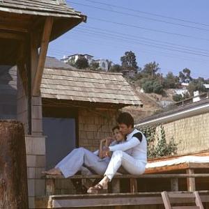 Bill Bixby and his wife Brenda at home July 1973