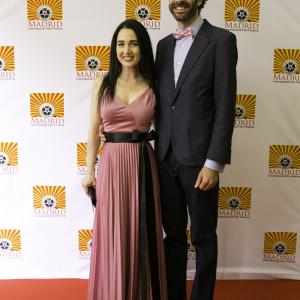 Actress/Director Catherine Black and Producer Jason Stare arrive at 2014 Madrid International Film Festival.