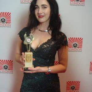 Best Director Winner, Catherine Black, 2015 International Filmmaker Festival Of World Cinema, London.