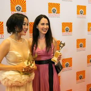 Madrid International film festival Award winners Erica Fan (Fish In The Sky) and Catherine Black (De Puta Madre A Love Story)