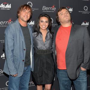 Richard Linklater, Jack Black and Lisa Leyva at event of Bernie (2011)