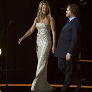 Presenters Jennifer Aniston and Jack Black during the live ABC Telecast of the 81st Annual Academy Awards from the Kodak Theatre in Hollywood CA Sunday February 22 2009