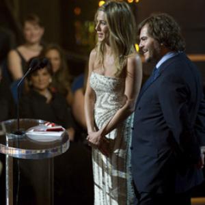 Presenters Jennifer Aniston and Jack Black during the live ABC Telecast of the 81st Annual Academy Awards from the Kodak Theatre in Hollywood CA Sunday February 22 2009