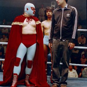 Still of Jack Black and Jared Hess in Nacho Libre 2006