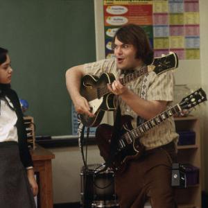 Still of Jack Black and Rebecca Brown in The School of Rock 2003
