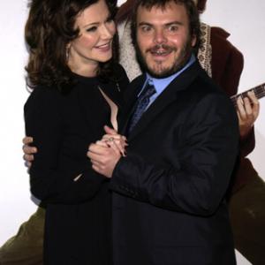 Jack Black and Laura Kightlinger at event of The School of Rock (2003)